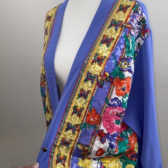 Vintage 90’s flagg prestige chiffon cardigan - Picture 5 of 6